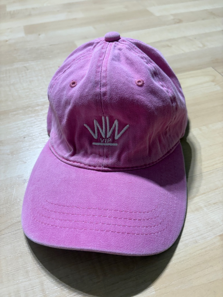 Pink Vip Crown Embroidered Cotton Baseball Cap